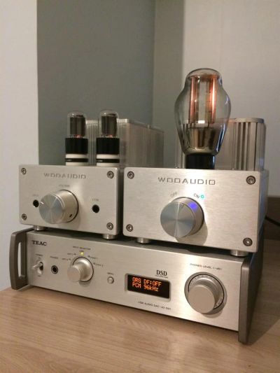 Лот: 3665477. Фото: 1. Wooadio Wa6-Se Silver. Усилители, эквалайзеры