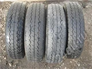 Лот: 259146. Фото: 1. диски R13 4х100+резина DUNLOP... Шины