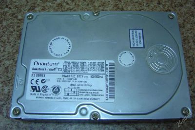 Лот: 115832. Фото: 1. HDD 6Gb Quantum FireBall CX6.4A... Жёсткие диски (HDD)