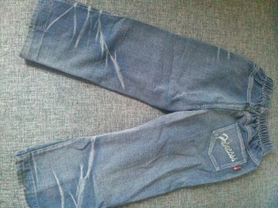 Лот: 12048803. Фото: 1. джинсы плотные темно-синие. Брюки, шорты, джинсы