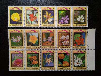 Лот: 11892958. Фото: 1. 1983. Куба. Флора и фауна - Цветы... Марки