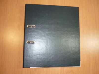 Лот: 13024395. Фото: 1. Папка скоросшиватель черная. Папки, портфели