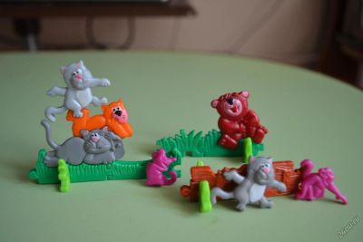 Лот: 5546964. Фото: 1. Киндер (старая коллекция). Зверушки-пазлы... Игрушки