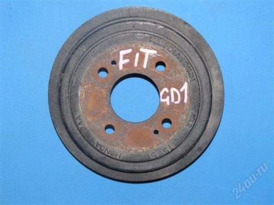 Лот: 1180699. Фото: 1. Тормозной барабан Honda Fit Хонда... Тормозная система