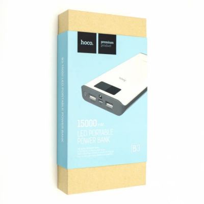 Лот: 14313790. Фото: 1. Внешний аккумулятор Hoco B3, 15000mAh... Внешние, портативные аккумуляторы для смартфонов (Power bank)