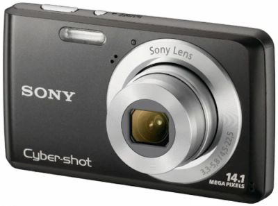 Лот: 8235615. Фото: 1. Фотоаппарат Sony W520 (14 Мп). Цифровые компактные