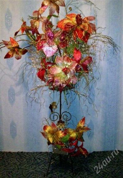 Лот: 1346088. Фото: 1. композиция из искусственных цветов. Аксессуары