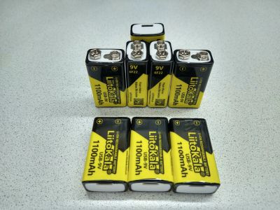 Лот: 21180640. Фото: 1. 🔋🔋🔋Аккумулятор Liitokala 6F22... Батарейки, аккумуляторы, элементы питания