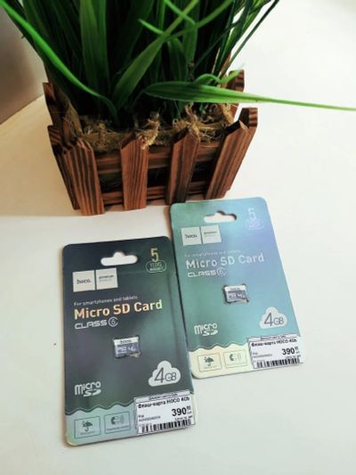 Лот: 14313979. Фото: 1. Карта памяти MicroSD HOCO 4Gb. Карты памяти