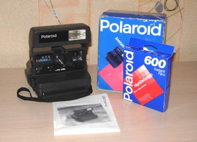 Лот: 3974874. Фото: 1. Фотоаппарат Polaroid 636 + Кассета. Polaroid