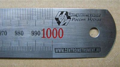 Лот: 2529489. Фото: 1. Линейка строительная 1000мм Центроинструмент... Ручной инструмент