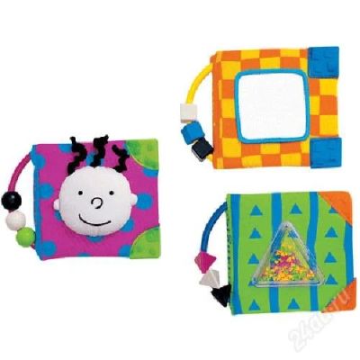 Лот: 2762014. Фото: 1. K's Kids Набор из 3-х мягких книжек... Развивающие