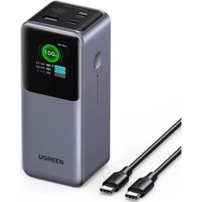 Лот: 24843989. Фото: 1. Внешний аккумулятор UGREEN 20000mAh... Шлейфы, кабели, переходники