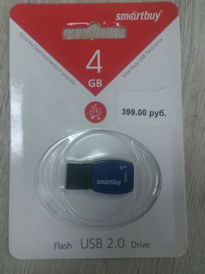 Лот: 9539200. Фото: 1. Флэш-диск 4Gb Smartbuy Cobra. USB-флеш карты