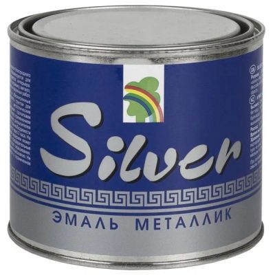 Лот: 19508075. Фото: 1. Silver Эмаль декоративная металлик... Краски, лаки, растворитель