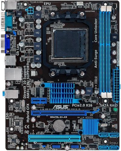 Лот: 12608312. Фото: 1. Материнская плата ASUS M5A78L-M... Материнские платы