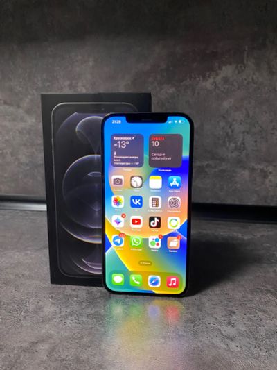 Лот: 19700066. Фото: 1. Идеальный iPhone 12 Pro Max 128Gb... Смартфоны