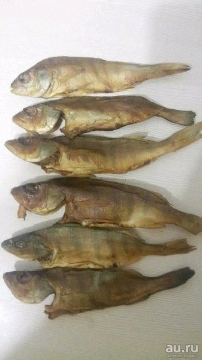 Лот: 13493112. Фото: 1. Окунь сушёный, подкопчёный. Икра, рыба, морепродукты