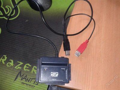 Лот: 1855123. Фото: 1. USB-IDE-SATA переходник. Платы расширения, контроллеры, доп. порты