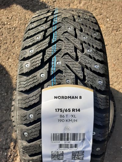 Лот: 20833169. Фото: 1. 175/65 R14 86T "Nokian Tyres Nordman... Шины