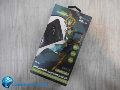 Лот: 20569311. Фото: 1. Внешний аккумулятор 10000 mAh... Внешние, портативные аккумуляторы для смартфонов (Power bank)