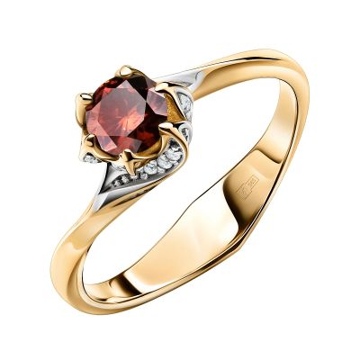 Лот: 23846367. Фото: 1. Кольцо TALANT из золота с бриллиантами. Кольца, перстни