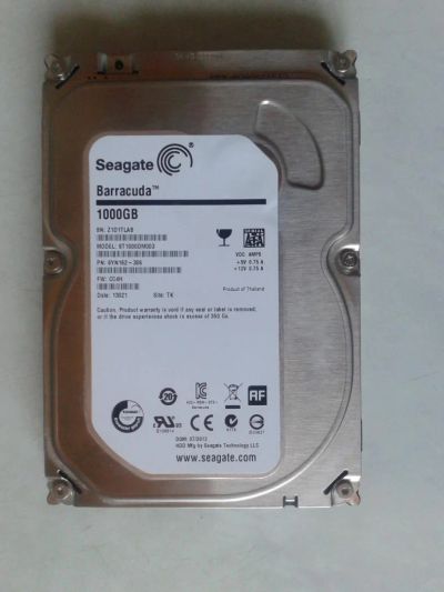 Лот: 5104593. Фото: 1. HDD 1 TB Seagate Barracuda ST1000DM003. Жёсткие диски (HDD)