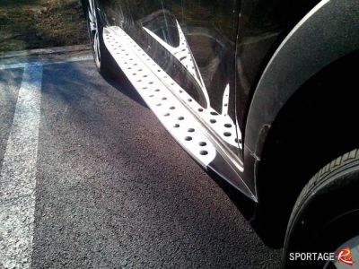 Лот: 4373785. Фото: 1. Аллюминиевые пороги KIA Sportage... Навесные силовые механизмы