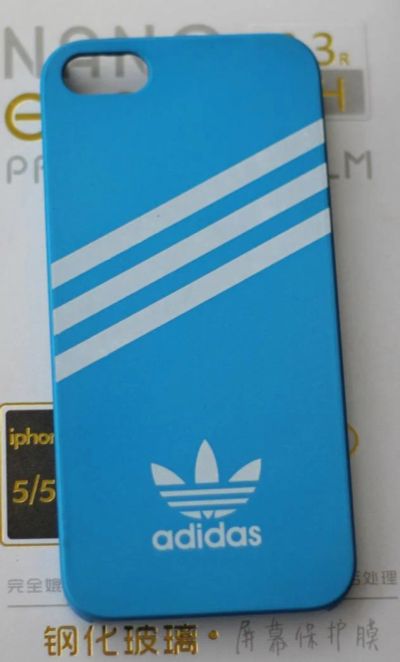 Лот: 5218695. Фото: 1. Чехол-бампер iPhone 5/5S (Adidas... Чехлы, бамперы