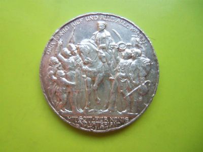 Лот: 2976013. Фото: 1. 3 марки 1913 г. Пруссия,серебро... Германия и Австрия