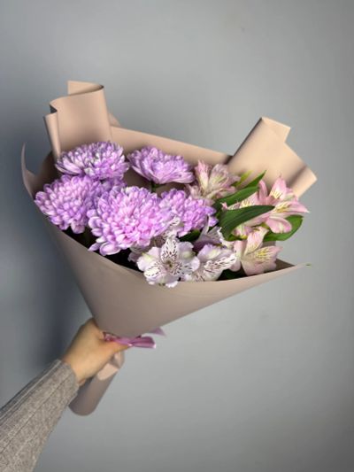 Лот: 25732462. Фото: 1. 4. Букет- комплимент сборный торги... Свежие цветы