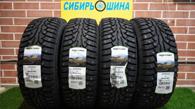 Лот: 23495400. Фото: 1. Зимние шипованные шины Ikon Tyres... Шины