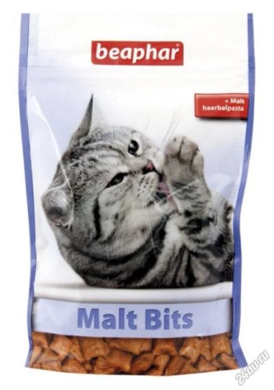 Лот: 5689700. Фото: 1. Лакомство Beaphar Malt Bits для... Корма