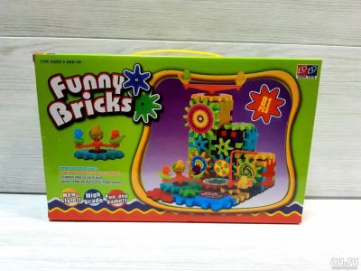 Лот: 16351071. Фото: 1. Конструктор шестеренки Funny Bricks... Игровые наборы
