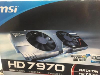 Лот: 5373054. Фото: 1. msi HD 7970. Видеокарты