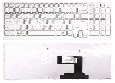 Лот: 10016786. Фото: 1. Клавиатура SONY VPC-EL (RU) белая... Клавиатуры для ноутбуков