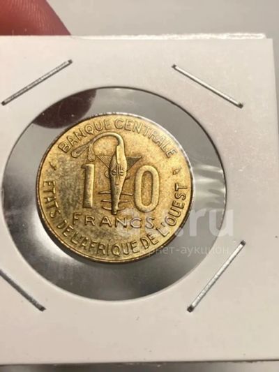 Лот: 19856815. Фото: 1. Западная Африка (BCEAO) 10 франков... Африка