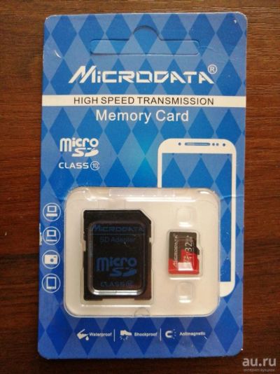 Лот: 13133911. Фото: 1. Карта памяти micro SD на 32Gb... Карты памяти