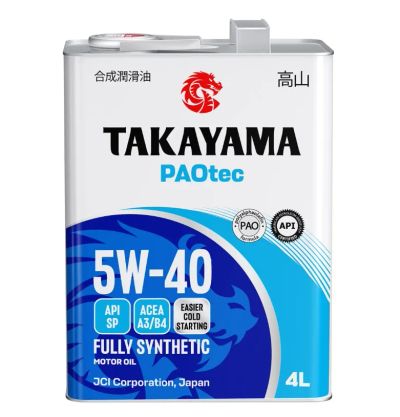 Лот: 25432304. Фото: 1. Масло моторное Takayama 5w40 PAOtec... Масла, жидкости