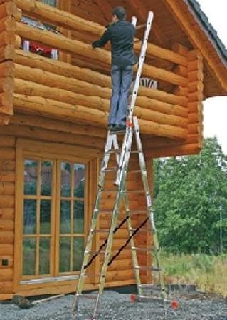Лот: 2257715. Фото: 1. универсальная лестница из трех... Стремянки, подмости, строительные леса