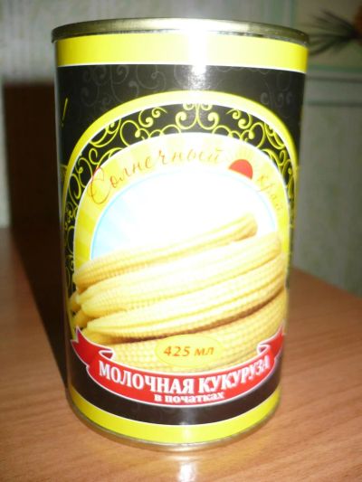 Лот: 6359204. Фото: 1. Кукуруза в початках. Консервы
