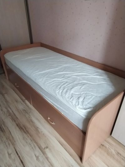 Лот: 25647559. Фото: 1. Кровать односпальная подростковая. Кровати
