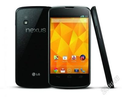 Лот: 2943791. Фото: 1. Nexus 4 Google (LG) 16 Gb. Черный... Смартфоны
