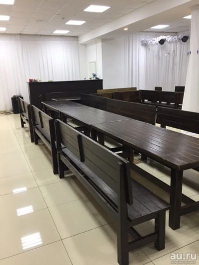 Лот: 9020353. Фото: 1. Комплект мебели из массива. Столы, стулья, обеденные группы