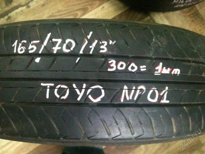 Лот: 1166655. Фото: 1. шина 165/70/13 TOYO NPO1. Шины