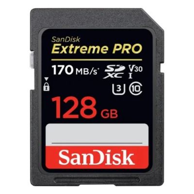 Лот: 17592964. Фото: 1. Sandisk Extreme Pro sdxc 128GB... Карты памяти