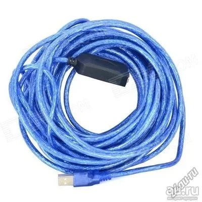 Лот: 13519155. Фото: 1. USB удлинитель активный 10 метров... Шлейфы, кабели, переходники