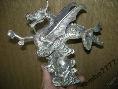 Лот: 5822872. Фото: 1. дракон.бронза.25см.камбоджа.фен-шуй... Скульптуры