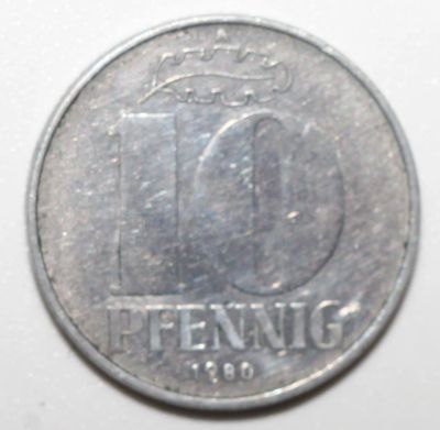 Лот: 8930209. Фото: 1. 10 пфеннигов 1980 год. Германия. Европа