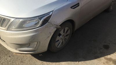 Лот: 9691478. Фото: 1. Бампер передний на Kia Rio 2011-2015... Кузов